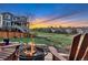 Backyard features a firepit area with scenic views, perfect for relaxing evenings at 11879 W Portland Dr, Littleton, CO 80127