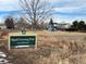 Sign for Quail Crossing Park, a City of Westminster park and playground at 1170 W 135Th Dr, Denver, CO 80234