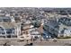 Aerial view of townhomes and community amenities, including a playground at 9489 Ashbury Cir # 202, Parker, CO 80134