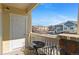 Private balcony offers scenic views of the community at 9489 Ashbury Cir # 202, Parker, CO 80134