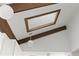 Ceiling with wooden beams and pendant lights at 9910 Winona St, Westminster, CO 80031