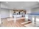 Open concept living room and kitchen at 8871 S Quemoy St, Aurora, CO 80016