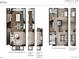 Detailed floor plan showing kitchen, dining, living, primary bedroom and baths at 888 S Valentia St # 101, Denver, CO 80247