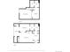 Detailed floor plan of the home showing the layout of the living spaces, bedrooms, and bathrooms at 4899 S Dudley St # 19, Littleton, CO 80123