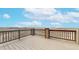 A composite deck with wooden railings and expansive views at 9183 Pitkin St, Commerce City, CO 80022