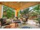 Cozy covered patio with comfortable seating arrangements and colorful accents, creating an inviting outdoor space at 581 Garfield St, Denver, CO 80206