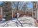 Deck with built-in grill and lattice fence at 2645 S Kline Cir, Lakewood, CO 80227