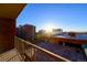 Balcony overlooking city and mountain views at 1301 Speer Blvd # 410, Denver, CO 80204