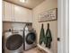 Efficient laundry area with modern appliances and ample storage at 12354 E 101St Dr, Commerce City, CO 80022