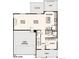 Floor plan showcasing the open-concept layout of the main level, including the great room and kitchen at 12354 E 101St Dr, Commerce City, CO 80022