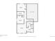 Floor plan of the second level showcasing the bedrooms and bathrooms at 1438 Stockton Dr, Erie, CO 80516