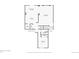 Floor plan of the first level showcasing the kitchen, living room, dining room, and bathroom at 1438 Stockton Dr, Erie, CO 80516