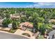 Aerial view of home showcasing curb appeal, landscaping, and community at 2380 W 105Th Pl, Northglenn, CO 80234