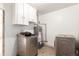 Laundry room with washer, dryer, and water heater at 1151 Revere St, Aurora, CO 80011