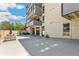 Spacious courtyard with outdoor seating and ample space for gatherings, surrounded by the building's exterior at 1255 N Ogden St # 605, Denver, CO 80218