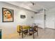 Cozy dining area featuring a glass table, seating, and stylish decor at 1255 N Ogden St # 605, Denver, CO 80218