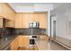 This modern kitchen features sleek countertops and stainless steel appliances at 340 S Lafayette St # 201, Denver, CO 80209
