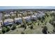 Aerial view of a residential neighborhood showcasing well-maintained homes and landscaping at 6345 S Ider Way, Aurora, CO 80016