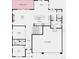 First floor layout featuring a 3-car garage, kitchen, great room, and dining area at 9322 Quaker St, Arvada, CO 80007