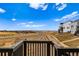 Scenic view from the property overlooking the community and open spaces, offering a peaceful and serene setting at 9322 Quaker St, Arvada, CO 80007