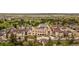 Stunning aerial view showcasing a townhome community with elegant architecture and landscaped grounds at 4625 W 50Th Ave # 304, Denver, CO 80212