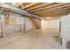 Unfinished basement with concrete floor and exposed ceiling with stud walls at 467 S 36Th Ave, Brighton, CO 80601