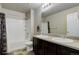 Bathroom with a double vanity, a toilet, and a shower with a tub at 467 S 36Th Ave, Brighton, CO 80601