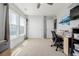 Bright room with a sewing machine station and natural light from large windows at 9047 Apache Plume Dr # D, Parker, CO 80134