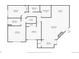 Detailed floor plan displaying the layout of an apartment with multiple bedrooms, bathrooms, and a balcony at 875 E 78Th Ave # 70, Denver, CO 80229