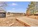 The backyard offers a wood deck, shed, and lots of space at 6680 E Rustic Dr, Parker, CO 80138