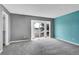 Bedroom featuring sliding glass door and carpeted floor at 6680 E Rustic Dr, Parker, CO 80138