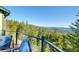 Deck view of mountain range and forest at 33090 Janelle Cir, Golden, CO 80403