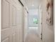 Hallway with convenient closet space and seamless transition into the living area at 535 High Point Dr, Golden, CO 80403