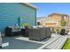 Backyard patio and additional seating, a wonderful area for relaxing and enjoying the outdoors at 8733 Arriba Dr, Littleton, CO 80125