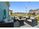 Spacious outdoor deck, an ideal space for relaxation and outdoor enjoyment at 8733 Arriba Dr, Littleton, CO 80125