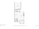 Floor plan showcasing layout of the entry, kitchen, living room and garage at 8733 Arriba Dr, Littleton, CO 80125