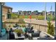 Inviting outdoor space with comfortable seating, perfect for enjoying the neighborhood views at 8733 Arriba Dr, Littleton, CO 80125