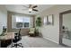Bright office space with shutters, offering a perfect blend of work and relaxation at 436 Sage Grouse Cir, Castle Rock, CO 80109