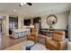 Bright, open floor plan featuring a modern kitchen and cozy seating area, ideal for entertaining at 436 Sage Grouse Cir, Castle Rock, CO 80109