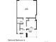 Floor plan option for bedroom 4 and a two-car garage with a covered patio and bathroom 3 at 6792 Navajo Way, Denver, CO 80221