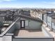 Enjoy mountain views from this rooftop deck and relax in your private outdoor space at 6792 Navajo Way, Denver, CO 80221