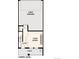 Layout of the lower level, featuring a 2-bay garage, flex/study space, foyer, and porch at 6814 Merseyside Ln, Castle Pines, CO 80108