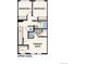 Upper level floor plan with primary suite, two additional bedrooms and two bathrooms at 6814 Merseyside Ln, Castle Pines, CO 80108