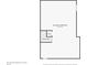 Unfinished basement floor plan showing stairs, closet, and potential layout possibilities at 6033 Trailhead Rd, Highlands Ranch, CO 80130