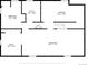 View the basement layout including a bedroom, utility room, and laundry area at 2698 S Niagara St, Denver, CO 80224
