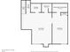 Basement layout featuring a rec room, bedroom, bathroom, storage, utility room, and closets at 2504 S Garfield St, Denver, CO 80210