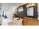 Elegant bathroom with freestanding tub and walk-in shower at 2980 E 102Nd Pl, Thornton, CO 80229