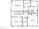 Detailed second floor plan featuring primary bedroom, bedrooms, laundry room, and bathrooms at 1109 Jersey St, Denver, CO 80220