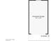 Floor plan layout of the detached garage at 1109 Jersey St, Denver, CO 80220