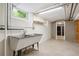 The utility room has a large stainless steel sink and an access door to other rooms at 1109 Jersey St, Denver, CO 80220